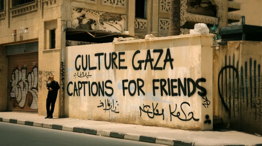 Culture Gaza Captions for Friends