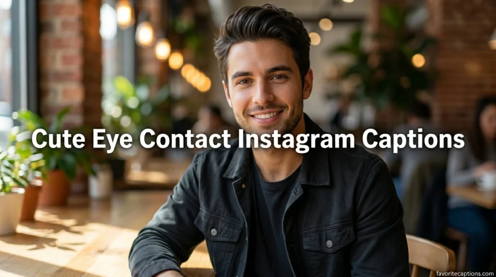 Cute Eye Contact Instagram Captions