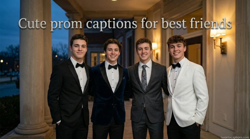Cute prom captions for best friends