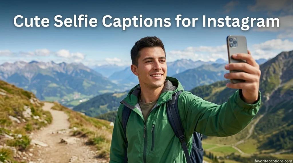 Cute Selfie Captions for Instagram
