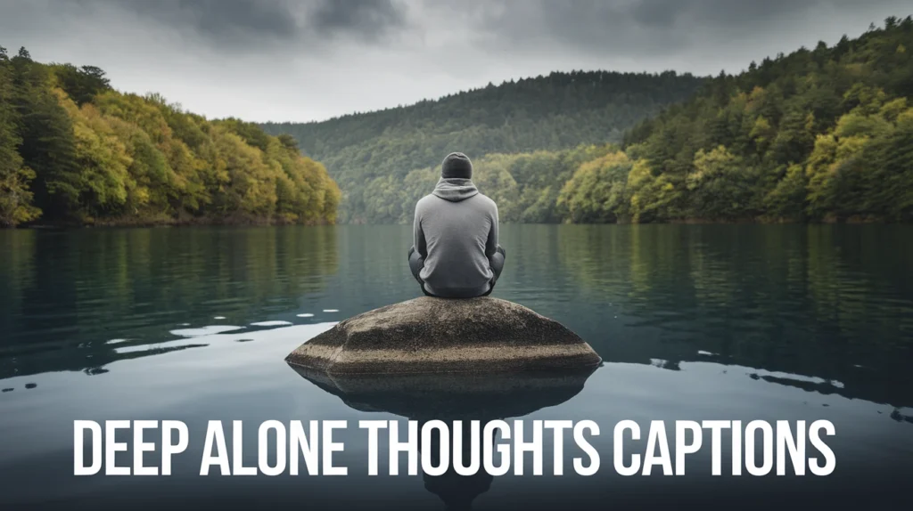 Deep Alone Thoughts Captions