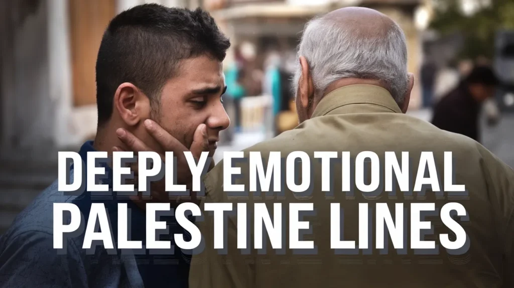 Deeply Emotional Palestine Lines