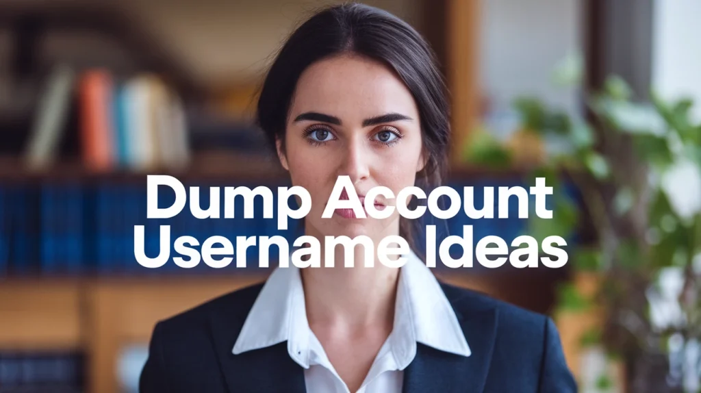 Dump Account Username Ideas