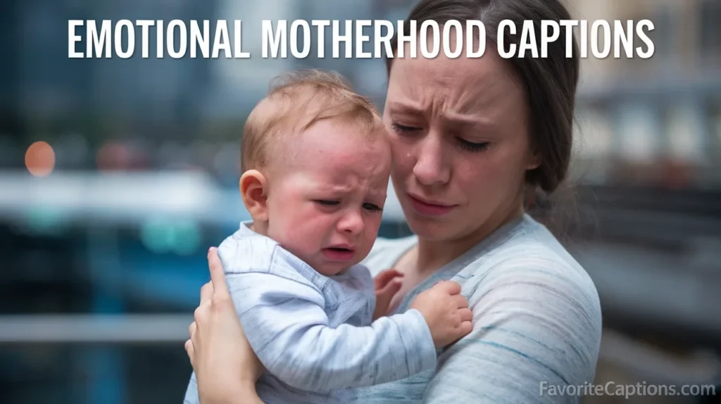 Emotional Motherhood Captions