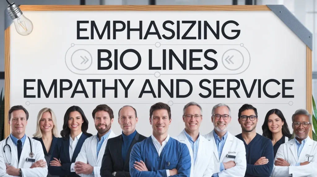Emphasizing Bio Lines Empathy and Service