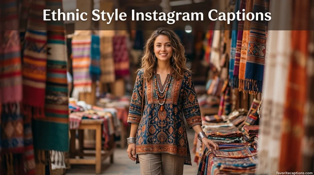 Ethnic Style Instagram Captions
