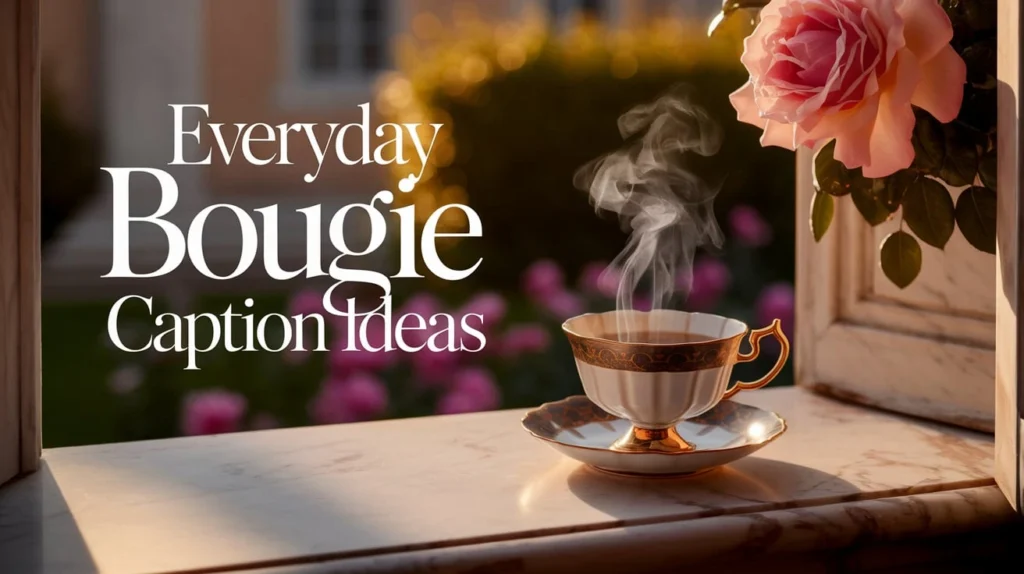 Everyday Bougie Caption Ideas