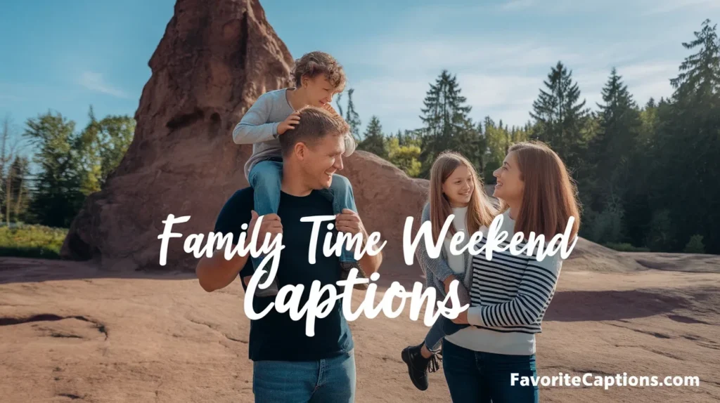 Family Time Weekend Captions