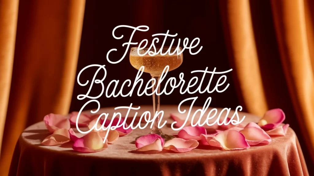 Festive Bachelorette Caption Ideas