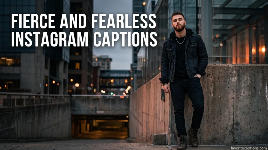 Fierce and Fearless Instagram Captions