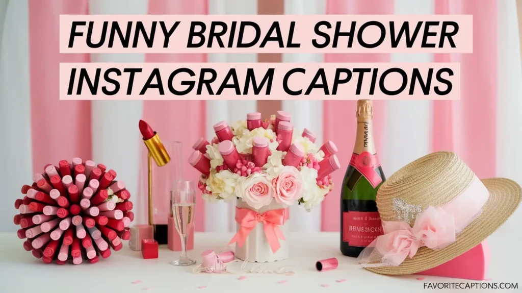 Funny Bridal Shower Instagram Captions