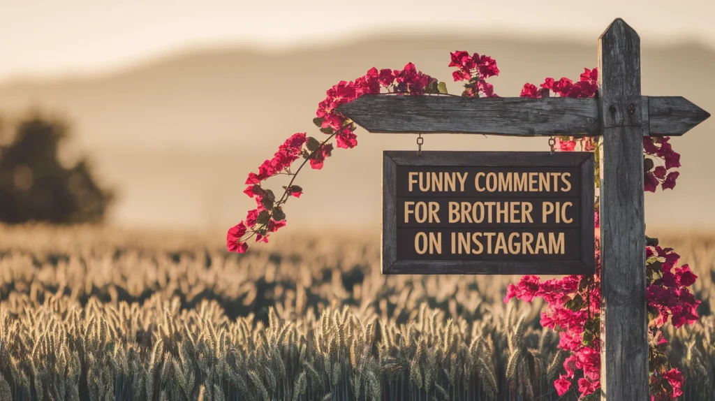 Funny Comments for Brother Pic on Instagram