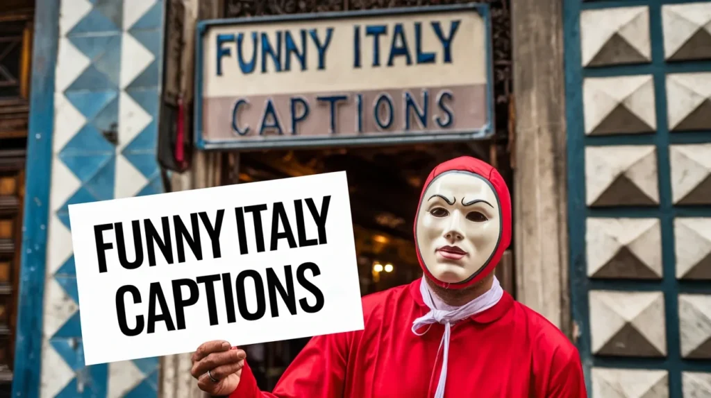 Funny Italy Captions