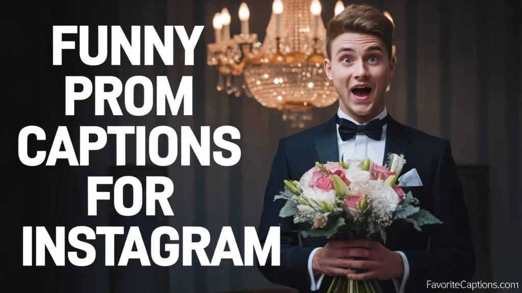 Funny Prom Captions for Instagram