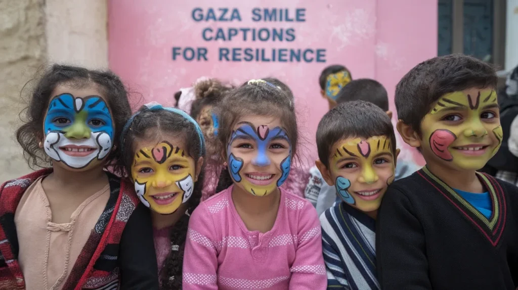 Gaza Smile Captions for Resilience