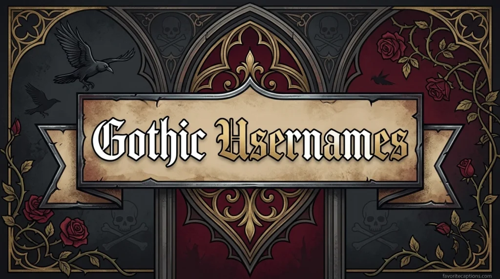 Gothic Usernames