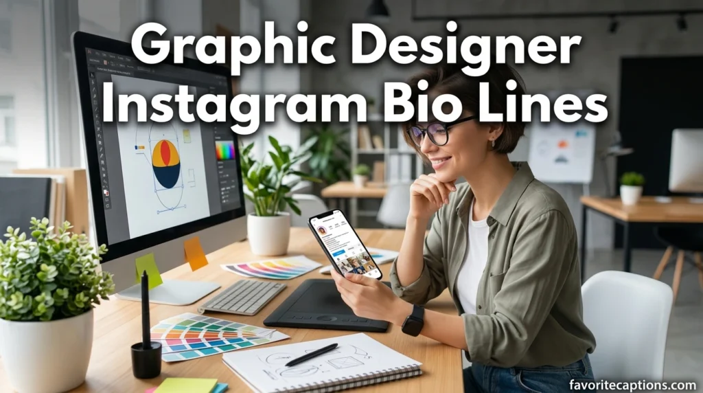 Graphic Designer Instagram Bio Lines
