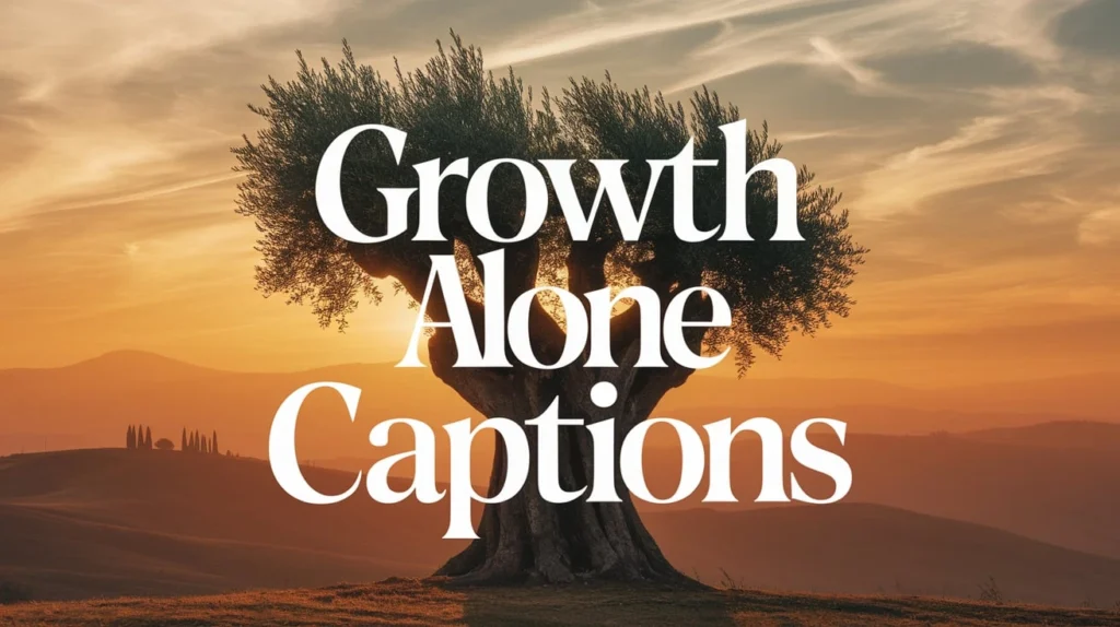 Growth Alone Captions