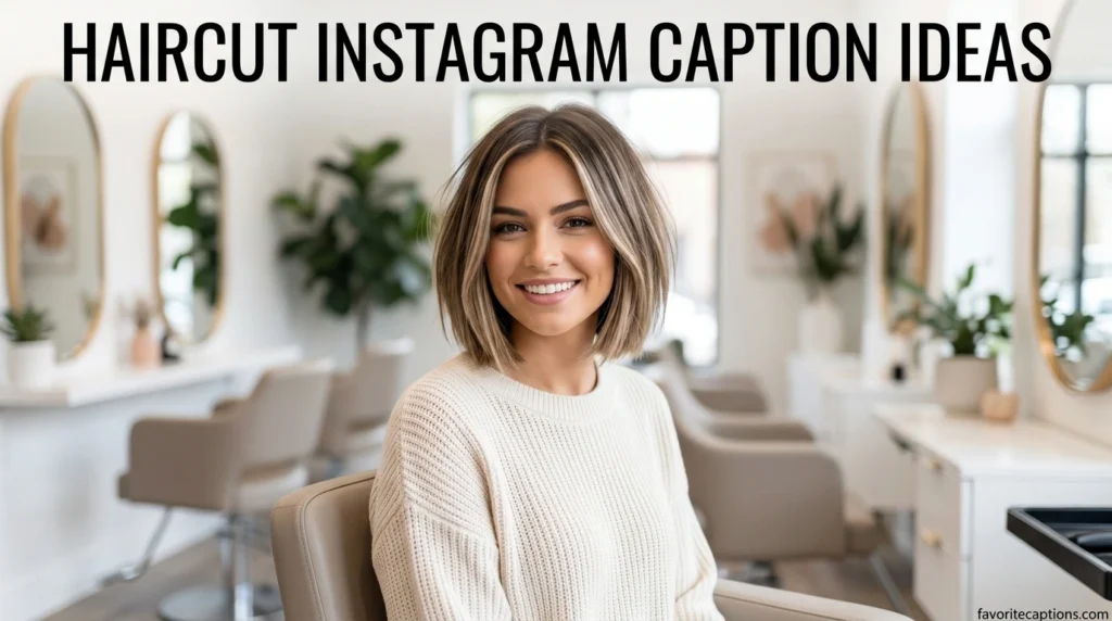 Haircut Instagram Caption Ideas