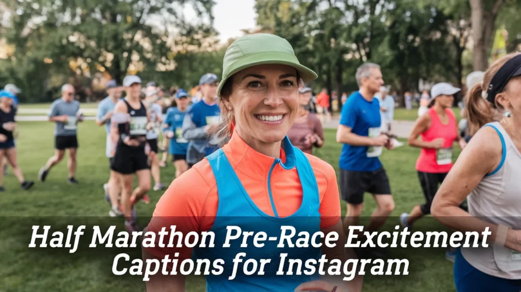Half Marathon Pre-Race Excitement Captions for Instagram