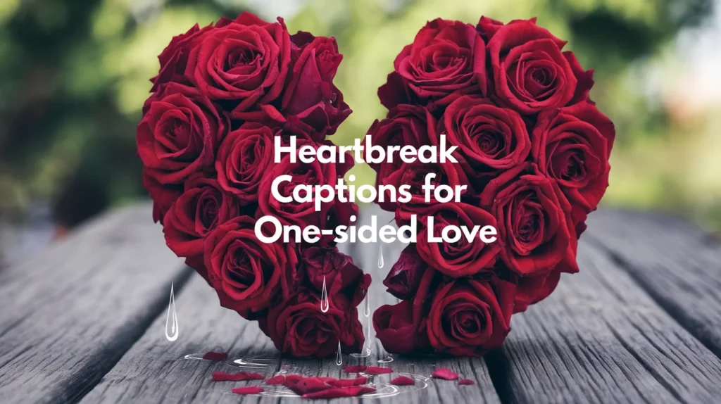 Heartbreak Captions for One-Sided Love
