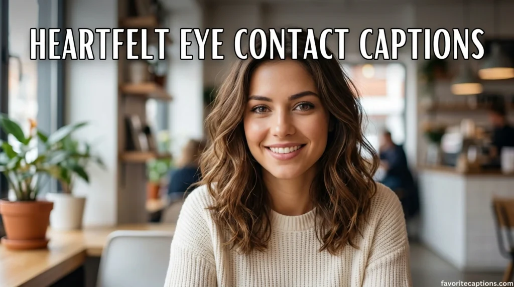 Heartfelt Eye Contact Captions