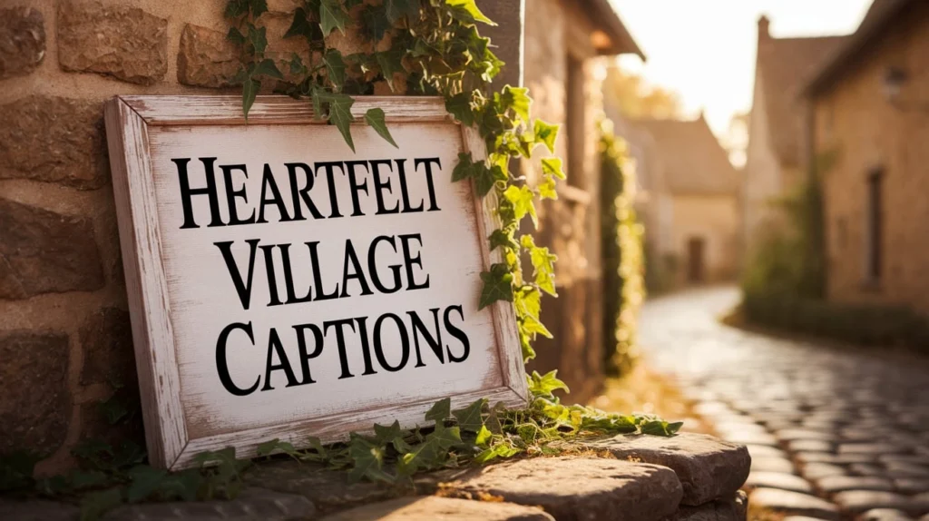 Heartfelt Village Captions