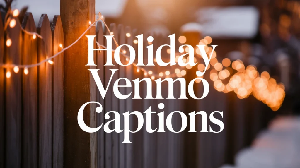 Holiday Venmo Captions