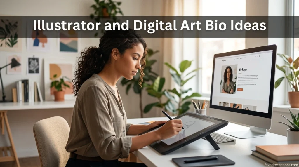 Illustrator and Digital Art Bio Ideas