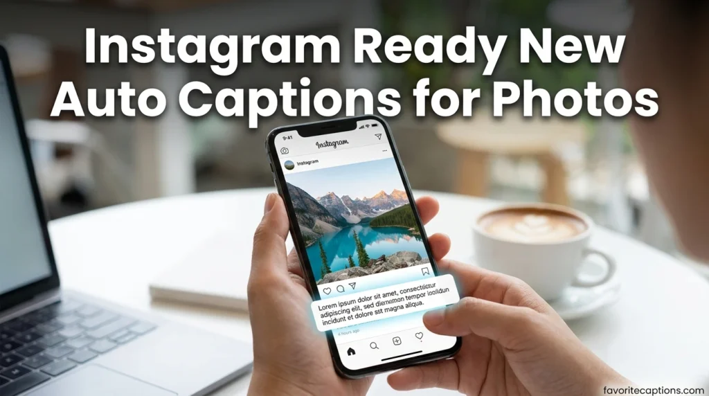 Instagram Ready New Auto Captions for Photos