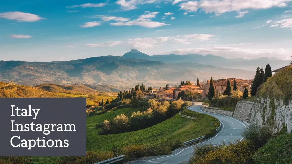 Italy Instagram Captions