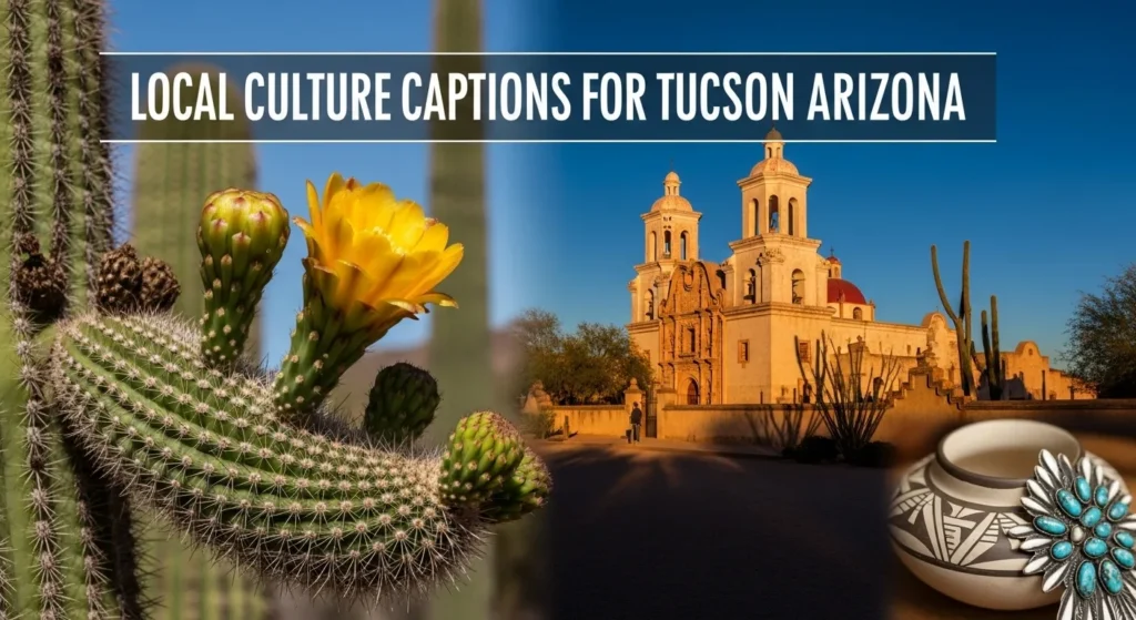 Local Culture Captions for Tucson Arizona 