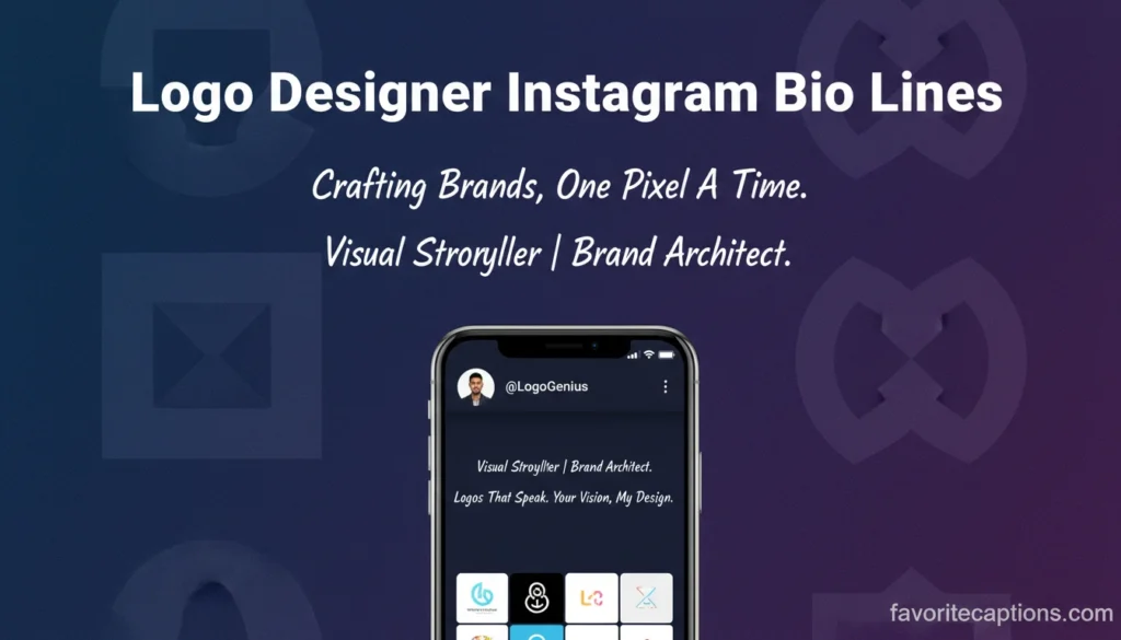 Logo Designer Instagram Bio Lines