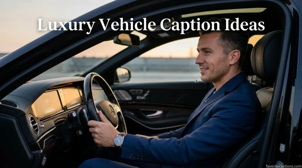 Luxury Vehicle Caption Ideas