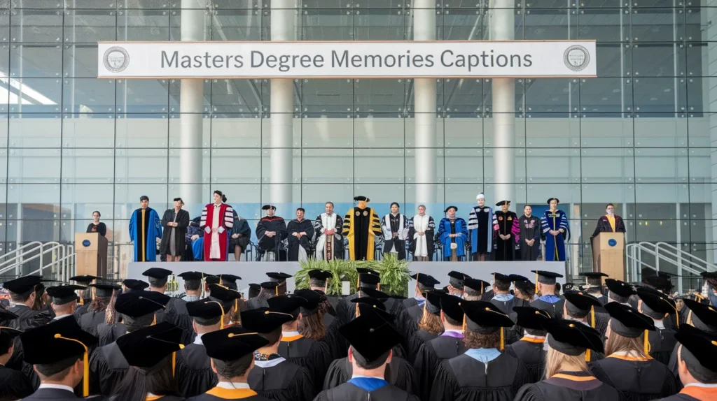 Masters Degree Memories Captions