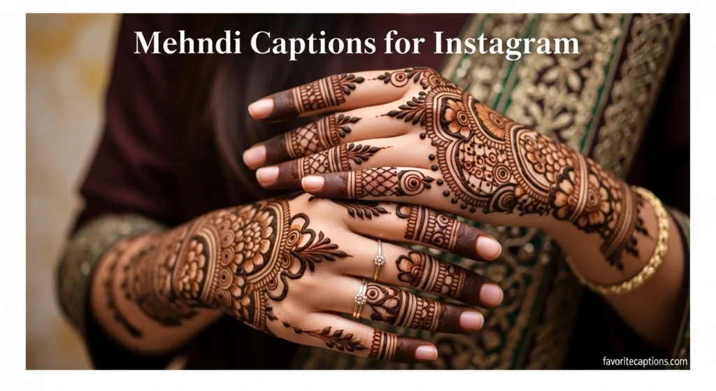 Mehndi Captions for Instagram