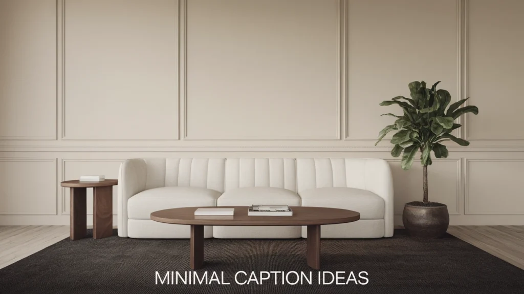 Minimal Caption Ideas