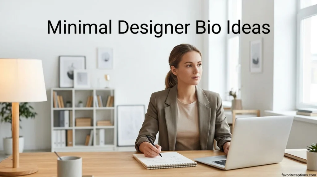 Minimal Designer Bio Ideas