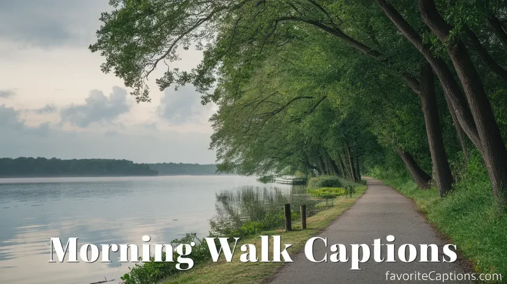 Morning Walk Captions