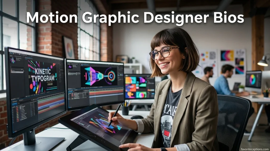Motion Graphic Designer Bios
