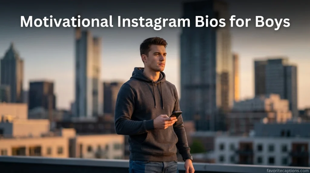 Motivational Instagram Bios for Boys