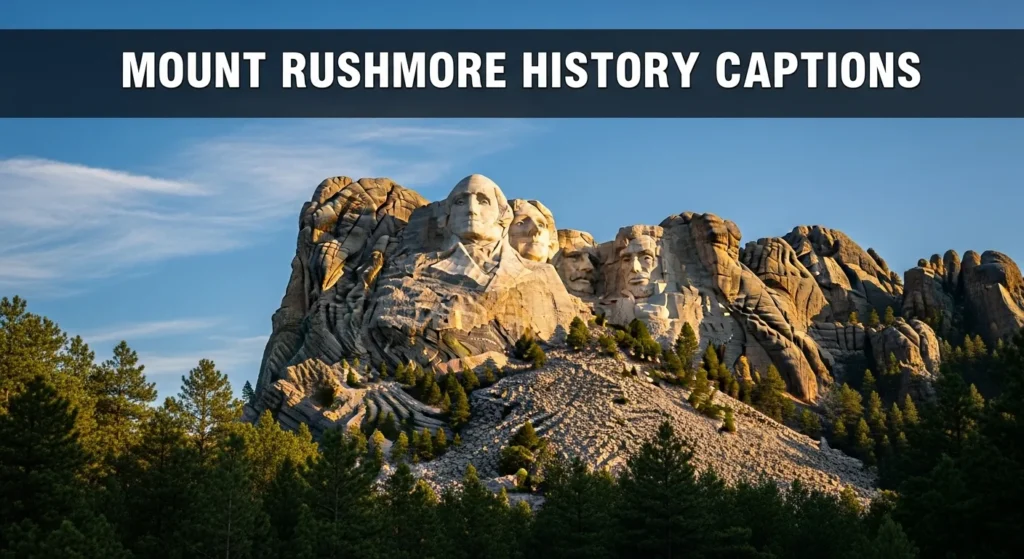Mount Rushmore History Captions