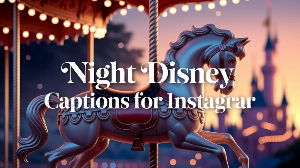 Night Disney Captions for Instagram