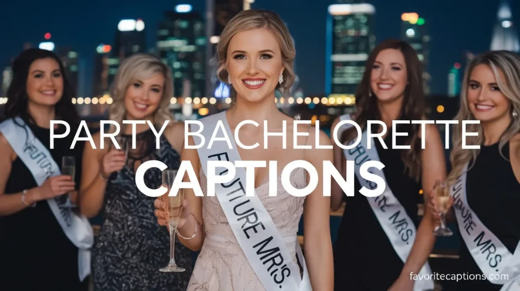 Party Bachelorette Captions