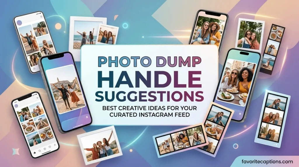 Photo Dump Handle Suggestions