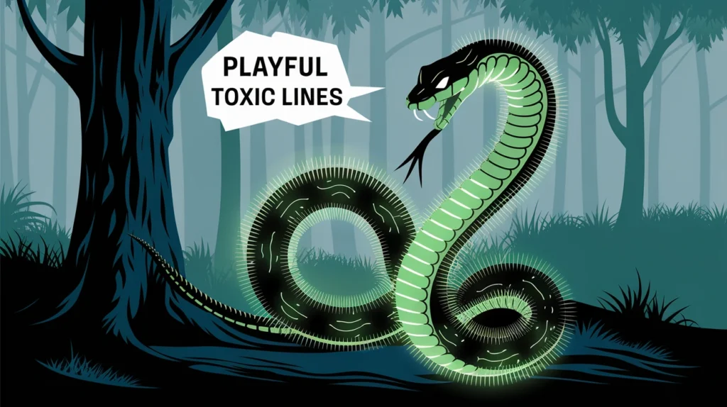 Playful Toxic Lines