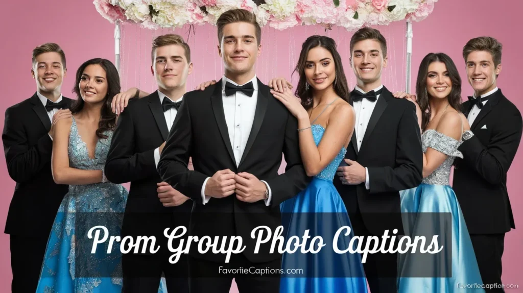 Prom Group Photo Captions
