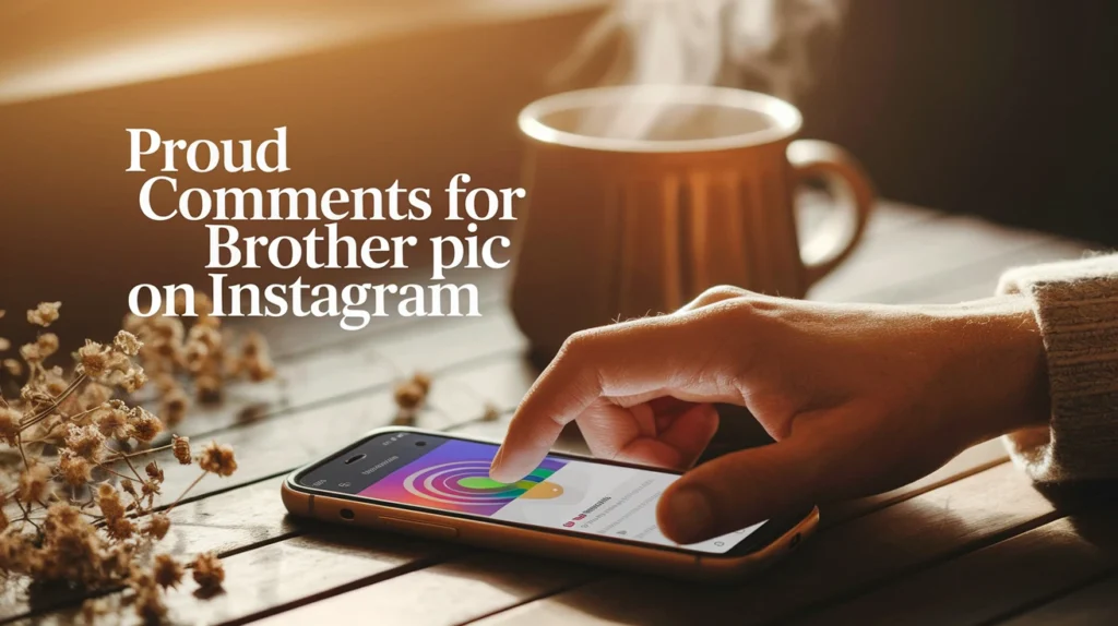 Proud Comments for Brother Pic on Instagram