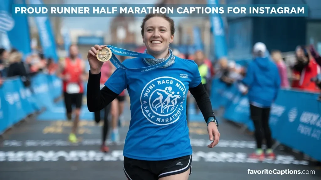 Proud Runner Half Marathon Captions for Instagram