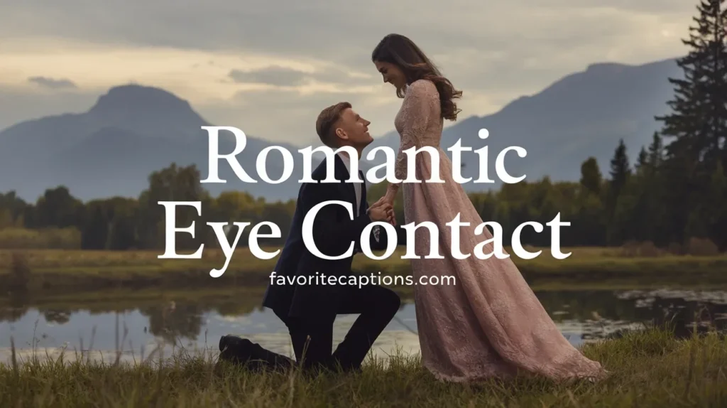 Romantic Eye Contact Caption Ideas